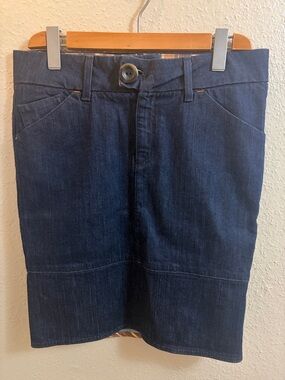 Chip & Pepper Dark Blue Denim Skirt